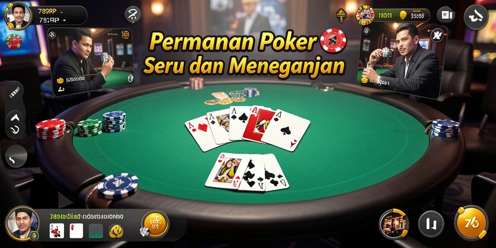 Tampilan gameplay Poker yang menarik di 789RP.