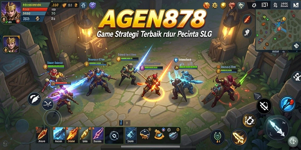 Gameplay AGEN878 menampilkan strategi pertempuran yang mendebarkan.