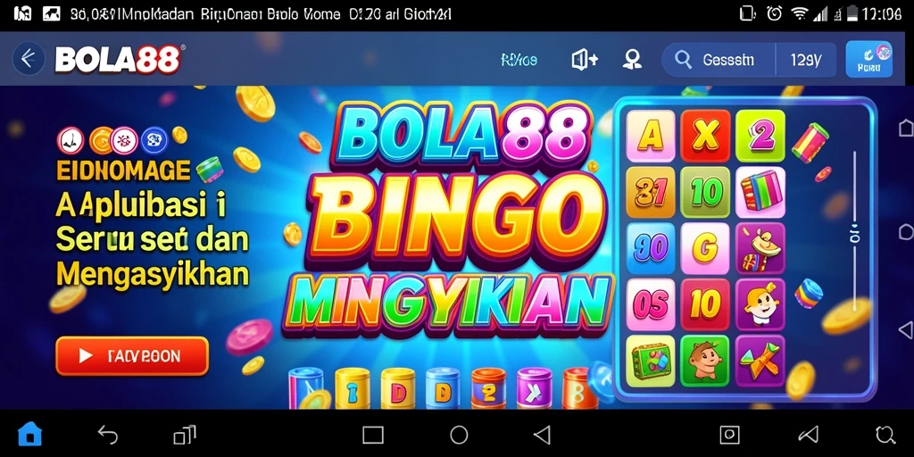 Screenshot BOLA88 menampilkan gameplay Bingo yang mendebarkan.