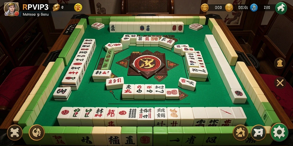 Gameplay RPVIP3 yang menarik dan menantang dalam setiap level Mahjong.