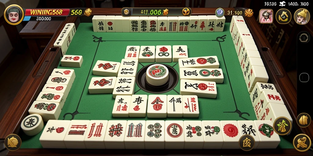 Menampilkan gameplay Mahjong yang menantang dan menarik dari WINNING568.